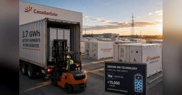 Grid battery factory shipping lithium systems while sodium-ion cells undergo long-cycle validation.