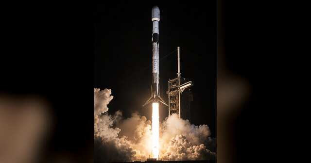 Heavily flight-proven reusable rocket booster landing after another orbital mission.
