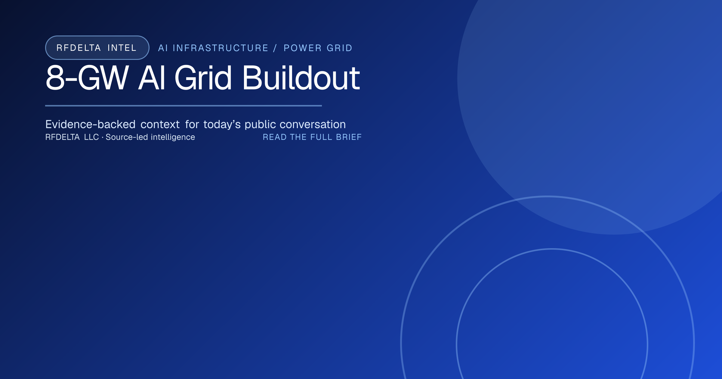 Gigawatt-scale AI datacenter campus connected to new power generation and transmission infrastructure.